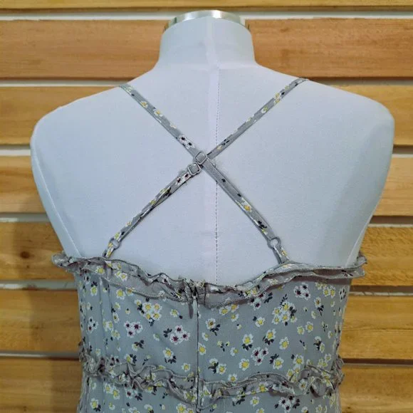 Vine and Valley Juniors Floral Tank Dress Multicolor Size L - Picture 7 of 11